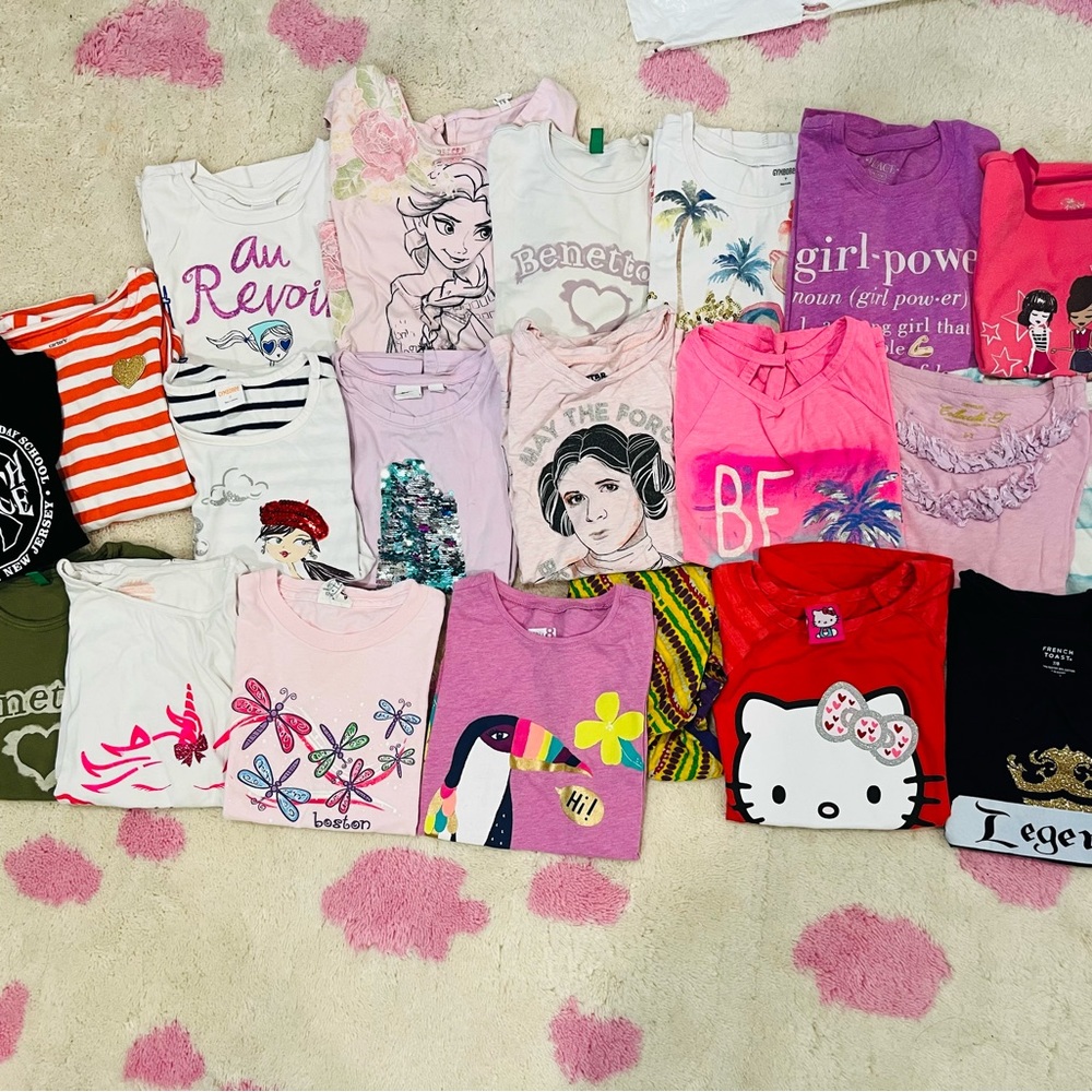 EUC Set of 20 tees size 7-8